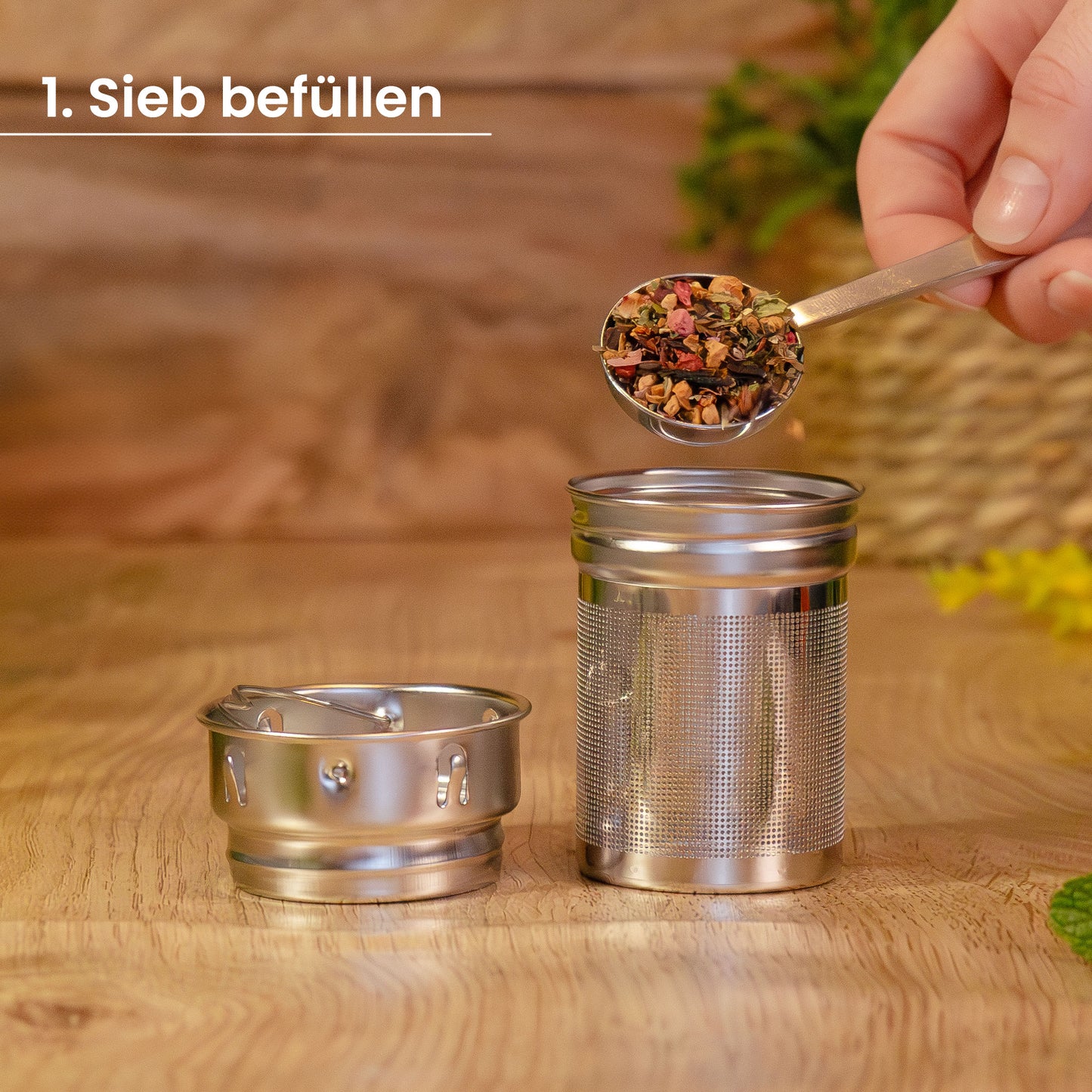 Thermosflasche mit Sieb (500ml) - Heart Warmer (Gastro)