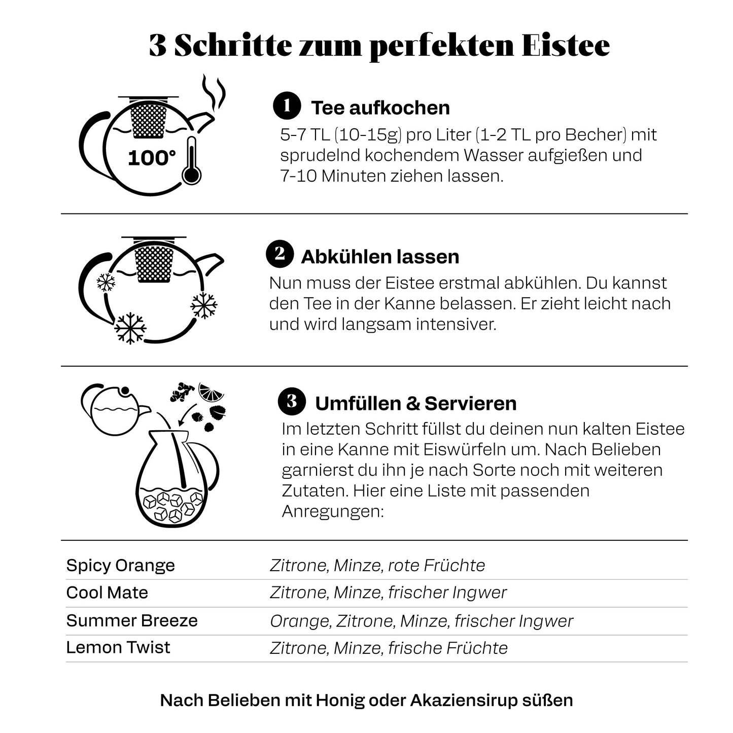 Eistee-Glas mit Deckel & Strohhalm (450ml) (Gastro)